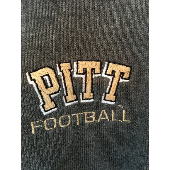 Cutter & Buck L Pittsburg Pitt Football Long Sleeve 1/4 Zip Pull Over Sweatshirt - Picture 2 of 4